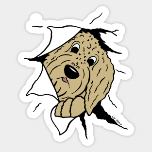 Doodle blond Sticker